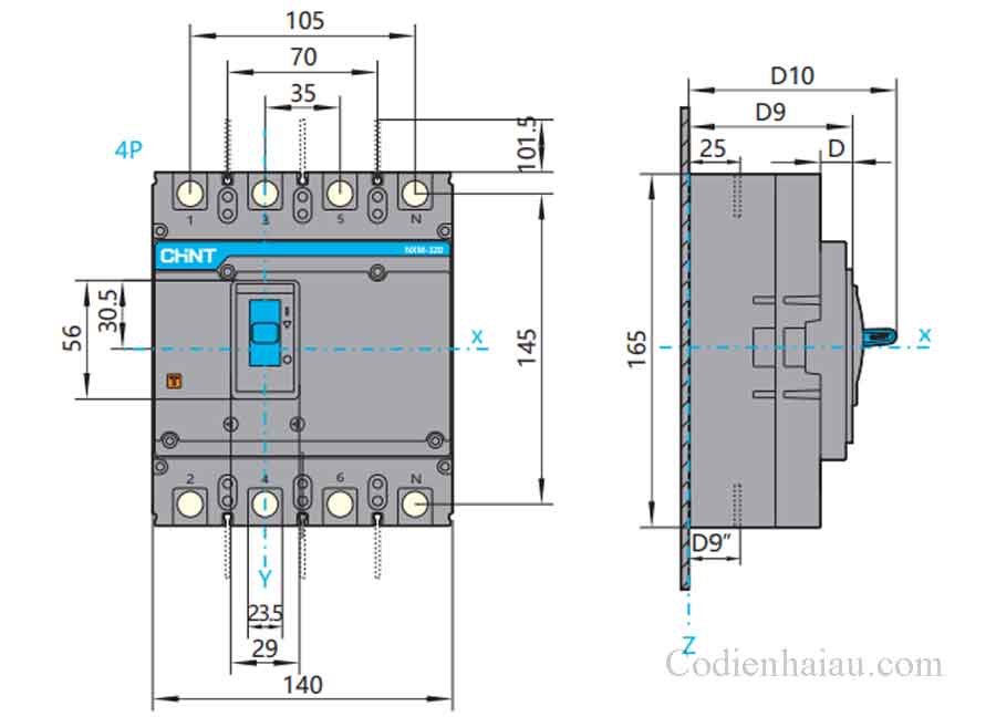 Kich-thuoc-lap-dat-MCCB-Chint-NXM-250S-4P