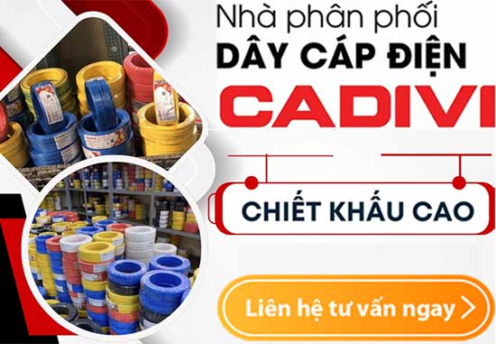 banner dây điện cadivi