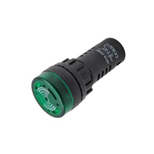 Đèn báo có còi AD16-22D/SM-G 220V 22mm (Xanh lá)